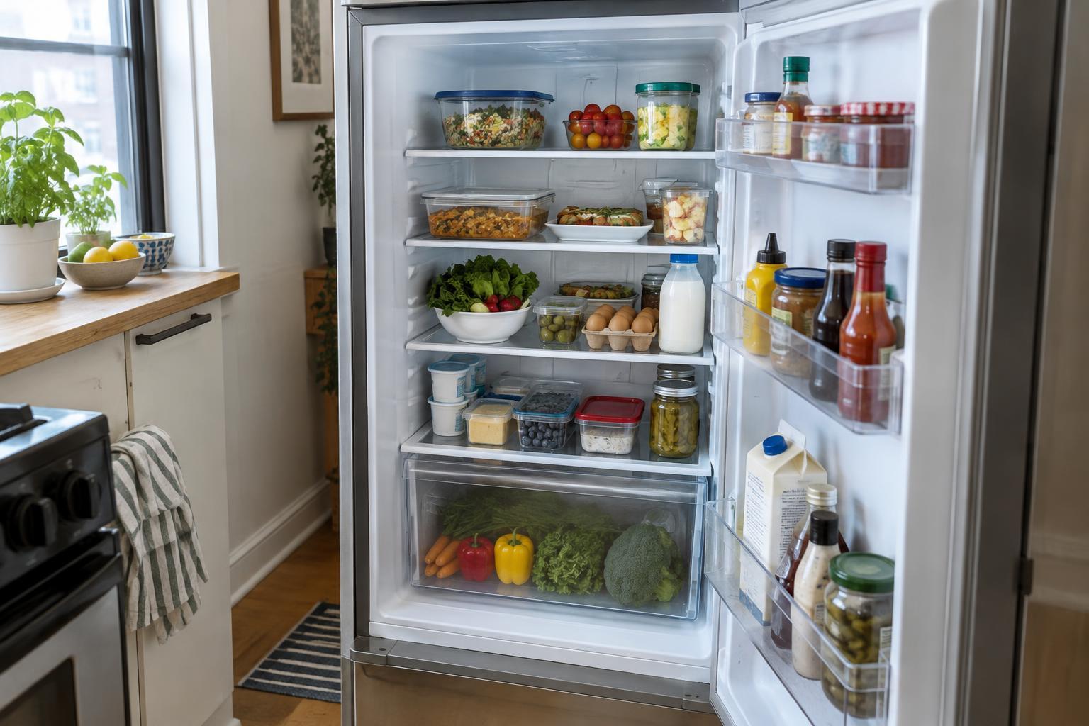 How to Organize a Small Refrigerator So Food Is Easier to Use