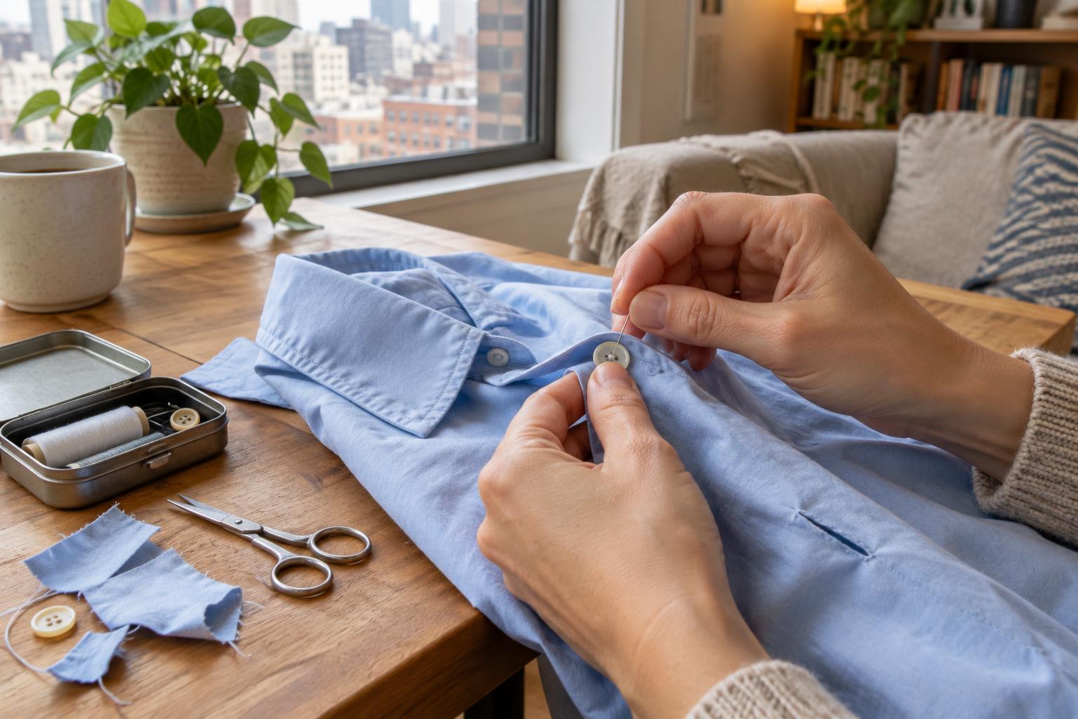 How to Learn Simple Clothing Repairs by Hand